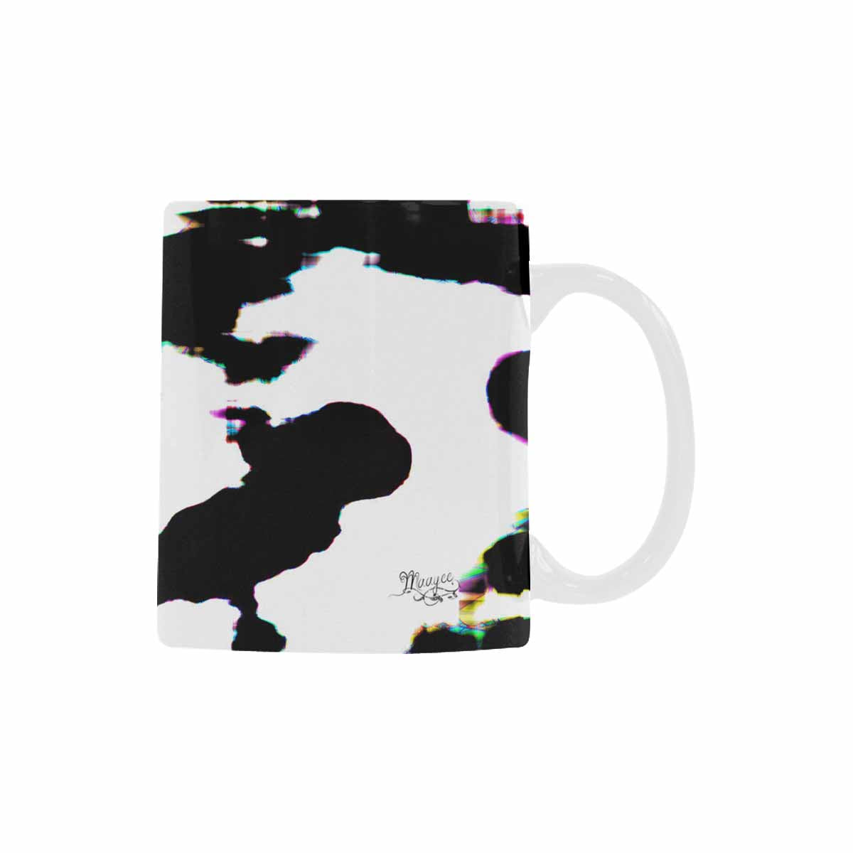 Quality Mug, coffee mug, tea cup, B & W Abstract, Set 1, design 9