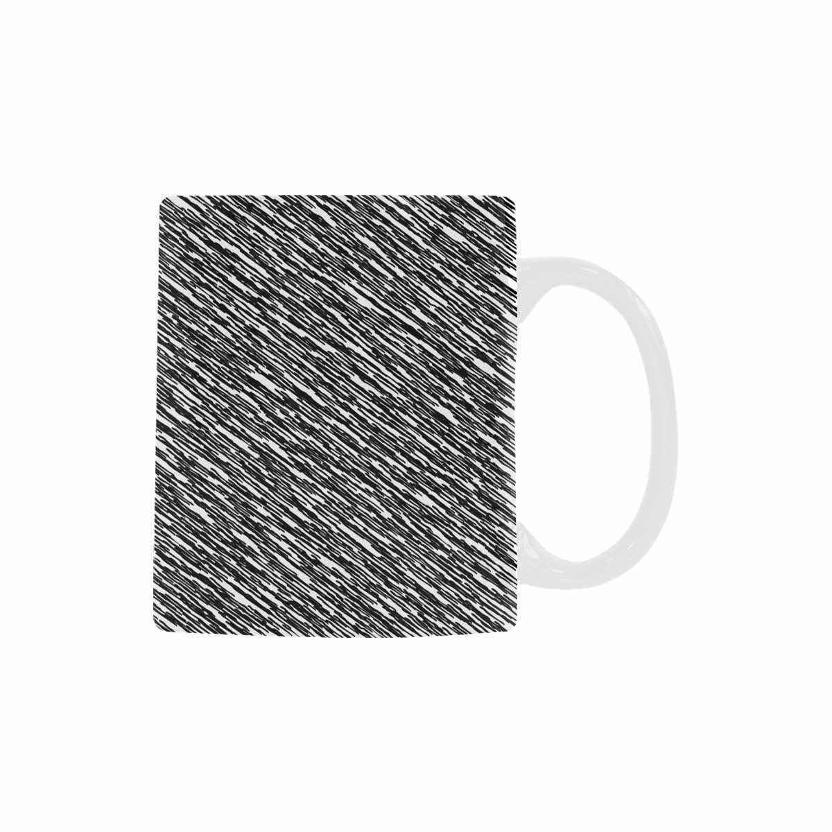 Quality Mug, coffee mug, tea cup, B & W Abstract, Set 1, design 74