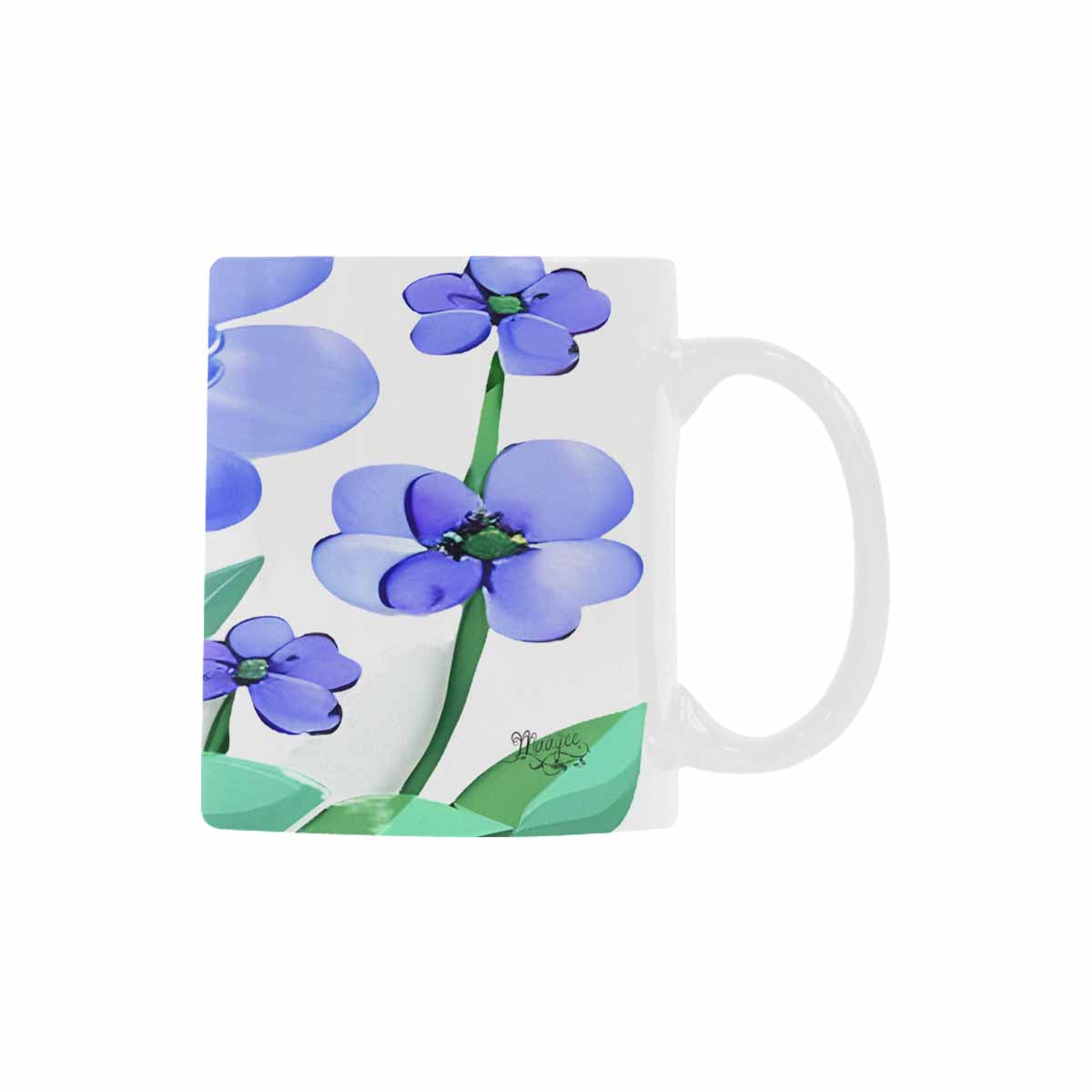 Quality Mug, coffee mug, tea cup, Bright florals, Set 1A, Design 55