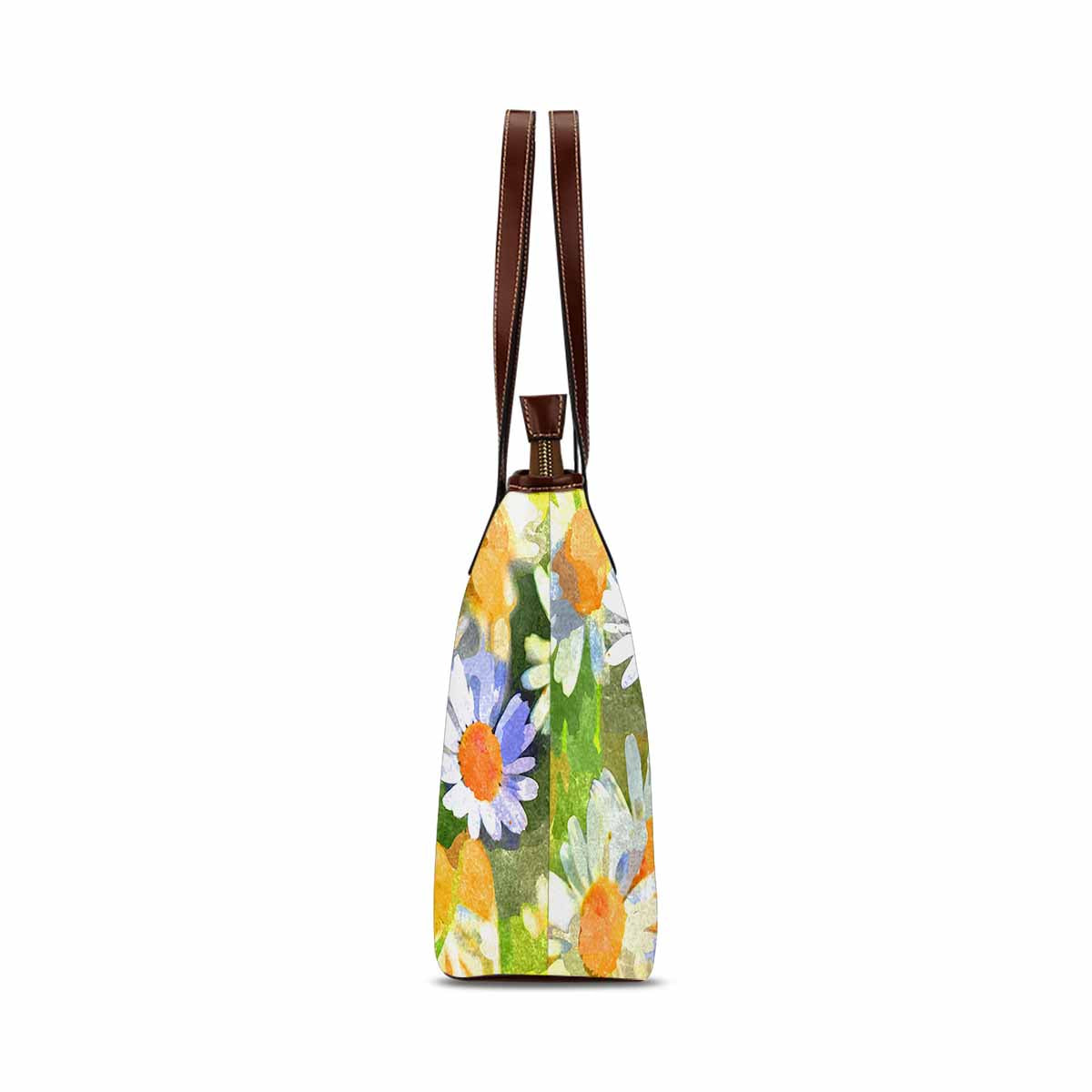 Classic Fabric handbag, watercolor floral, design 26