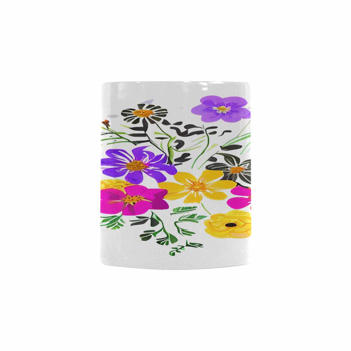 Quality Mug, coffee mug, tea cup, Bright florals, Set 2, design 68