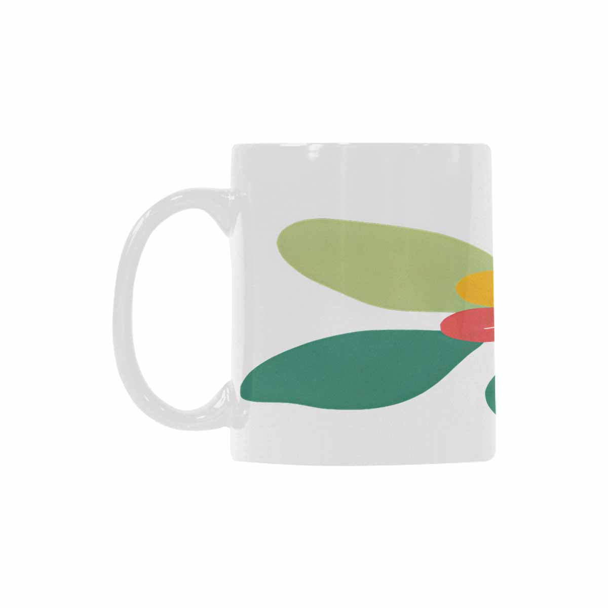 Quality Mug, coffee mug, tea cup, Bright florals, Set 2, design 79