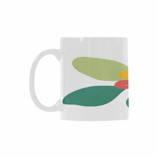 Quality Mug, coffee mug, tea cup, Bright florals, Set 2, design 79
