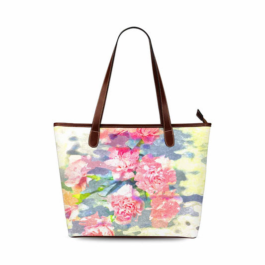 Classic Fabric handbag, watercolor floral, design 57