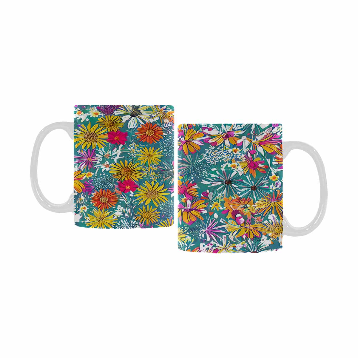 Quality Mug, coffee mug, tea cup, Set 1A, Mixed Floral design 32