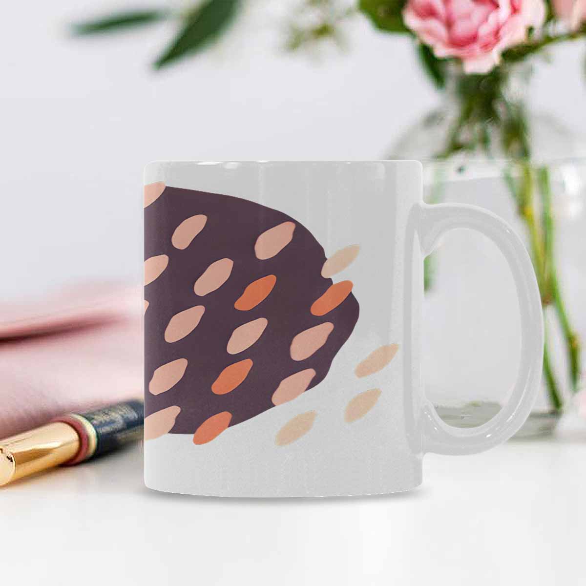 Quality Mug, coffee mug, tea cup, Bold Abstract, Set 1, design 87