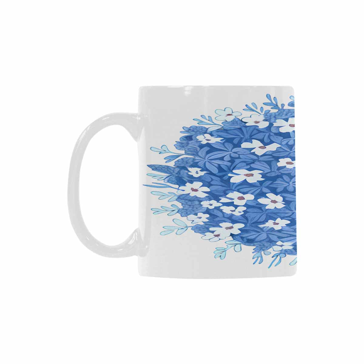 Quality Mug, coffee mug, tea cup, Bright florals, Set 2, design 15
