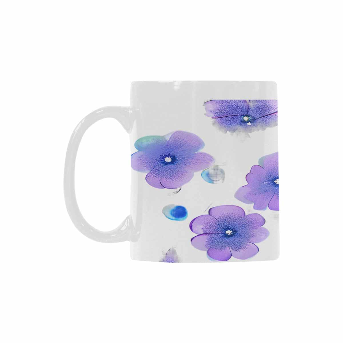 Quality Mug, coffee mug, tea cup, Bright florals, Set 1A, Design 142