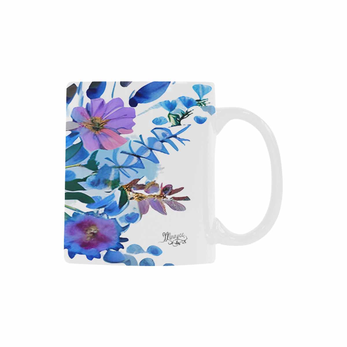 Quality Mug, coffee mug, tea cup, Bright florals, Set 1A, Design 20