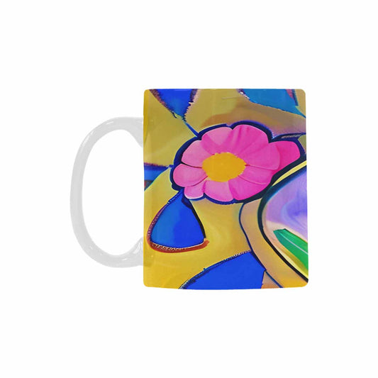 Quality Mug, coffee mug, tea cup, Bright florals, Set 1, Design 72