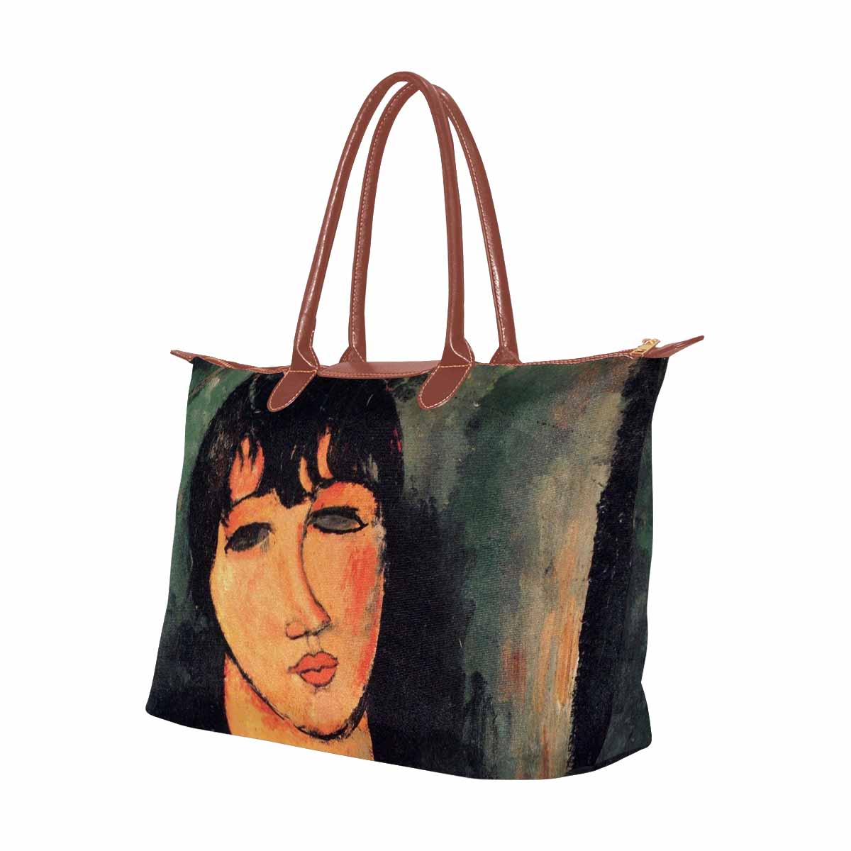 Classic handbag, Modigliani design, choice of 2 colors, Housemaid