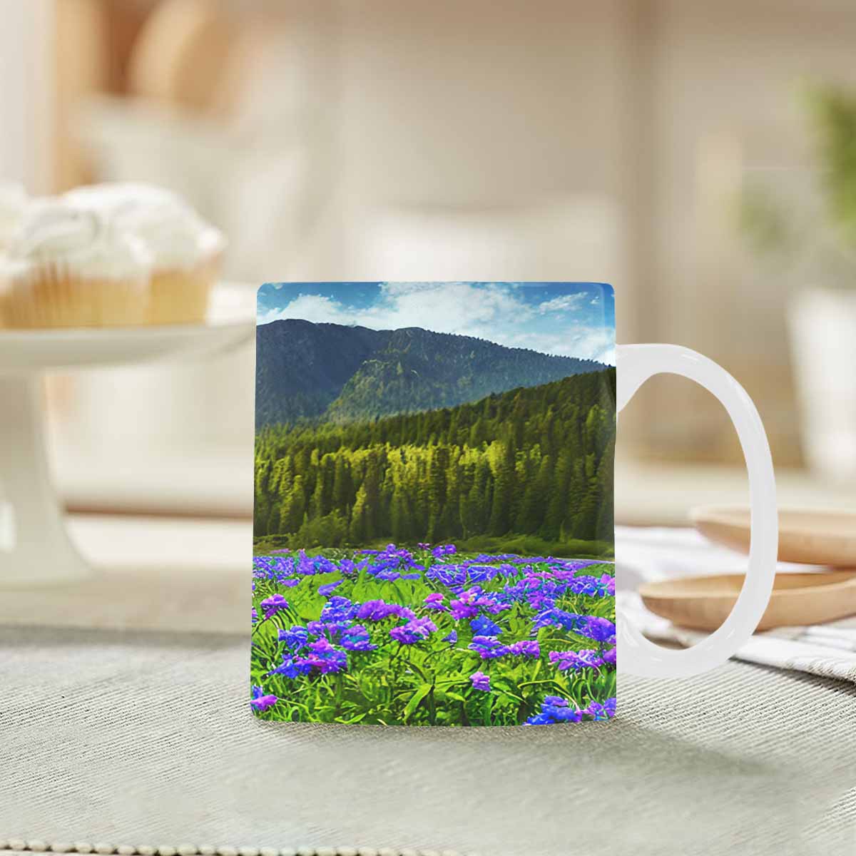 Rivers & Mountains Landscape mugs, set 1 design 29 (1)