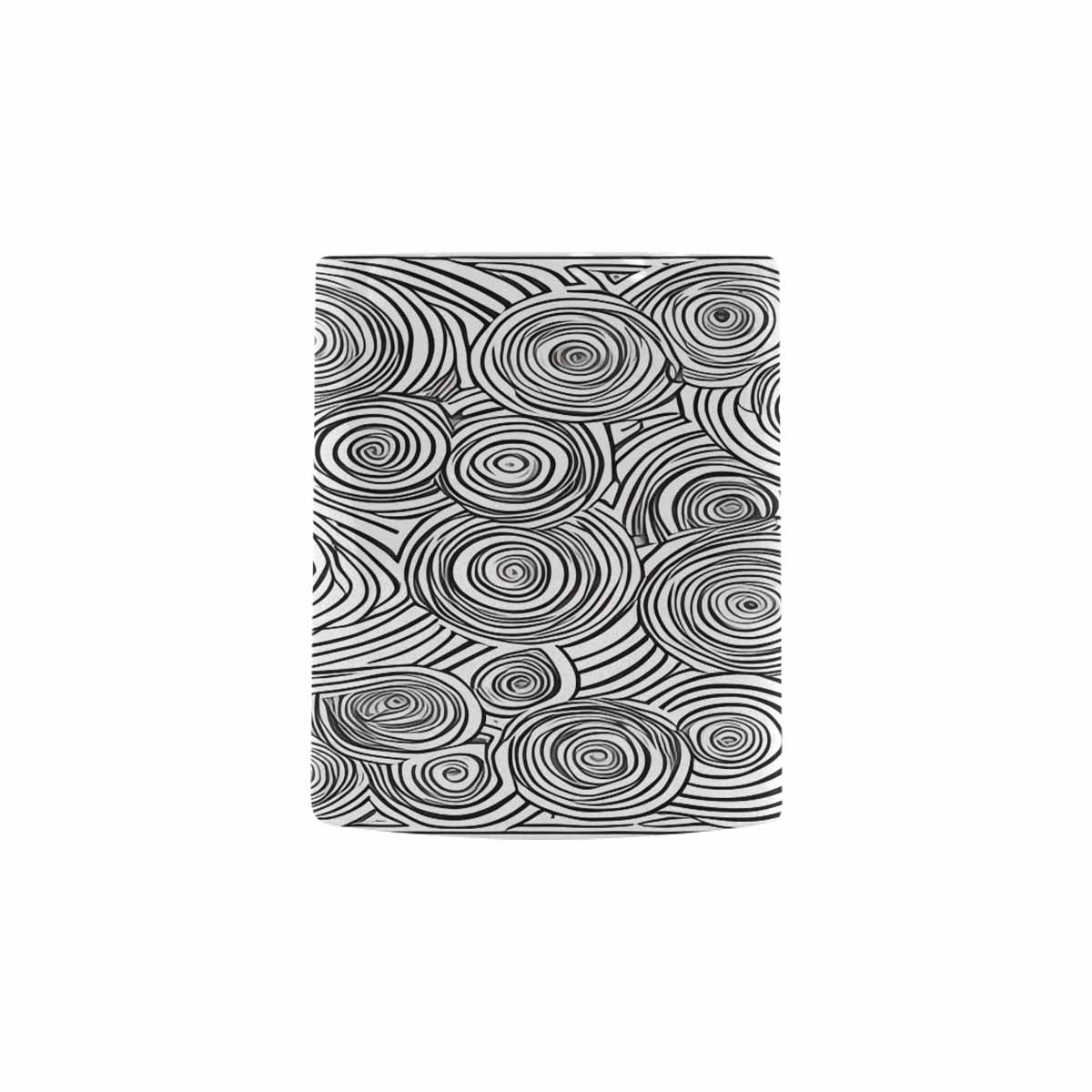 Quality Mug, coffee mug, tea cup, B & W Abstract, Set 1, design 34