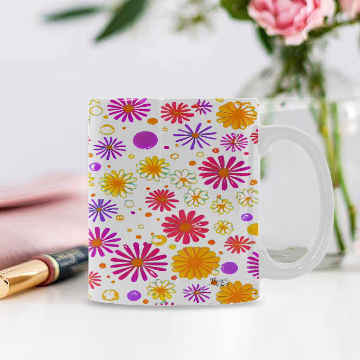 Quality Mug, coffee mug, tea cup, Set 1A, Mixed Floral design 52