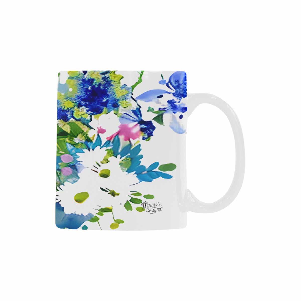 Quality Mug, coffee mug, tea cup, Bright florals, Set 1A, Design 31