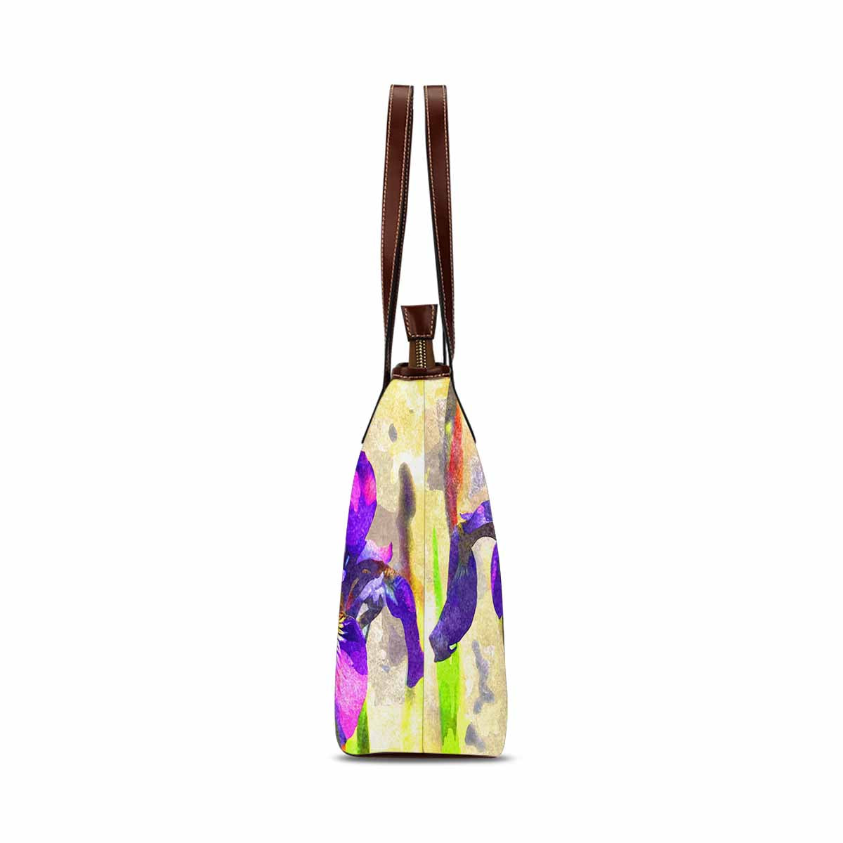 Classic Fabric handbag, watercolor floral, design 130