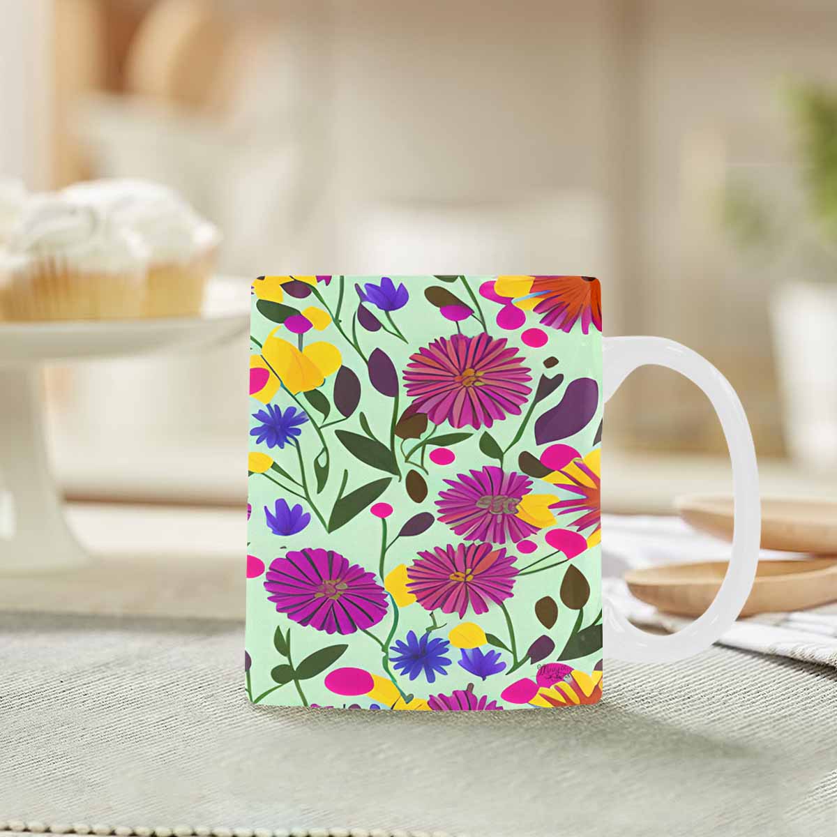 Quality Mug, coffee mug, tea cup, Set 1, Mixed Floral design 33