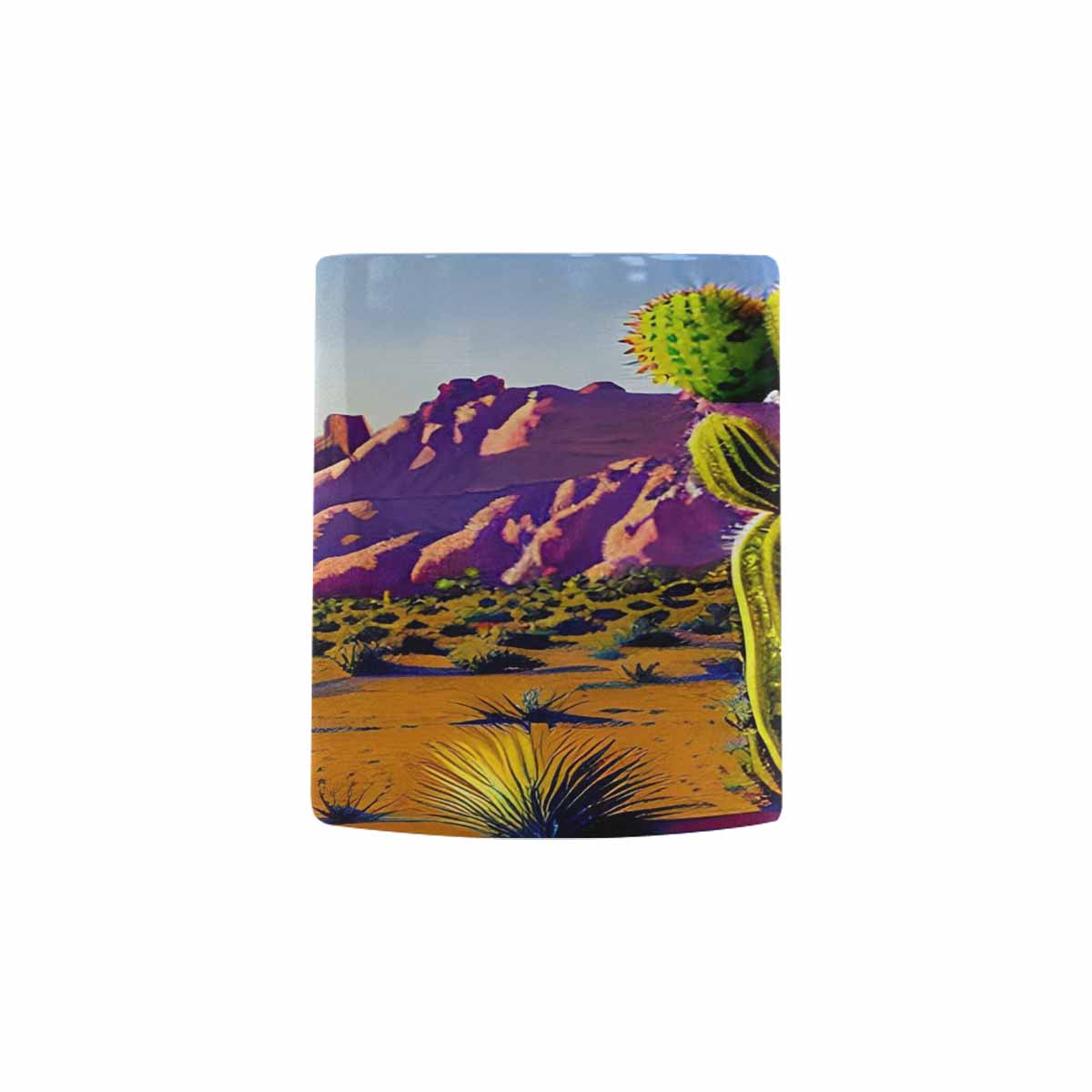 Coffee Mug, tea cup, desert scene, design 21