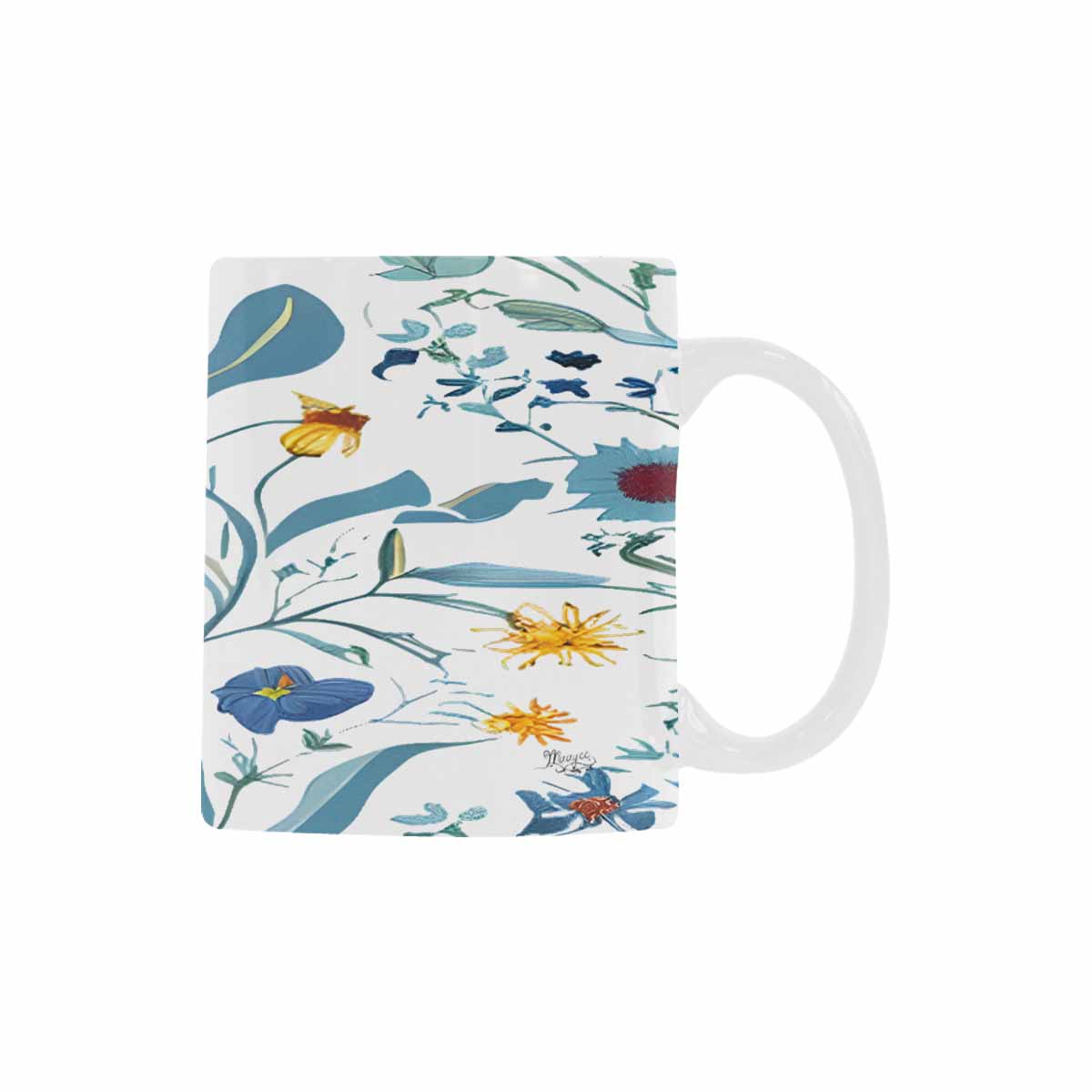 Quality Mug, coffee mug, tea cup, Bright florals, Set 2, design 31