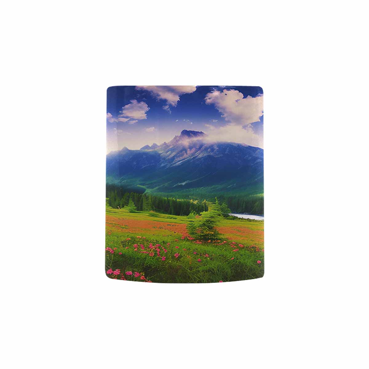 Rivers & Mountains Landscape mugs, set 1 design 20