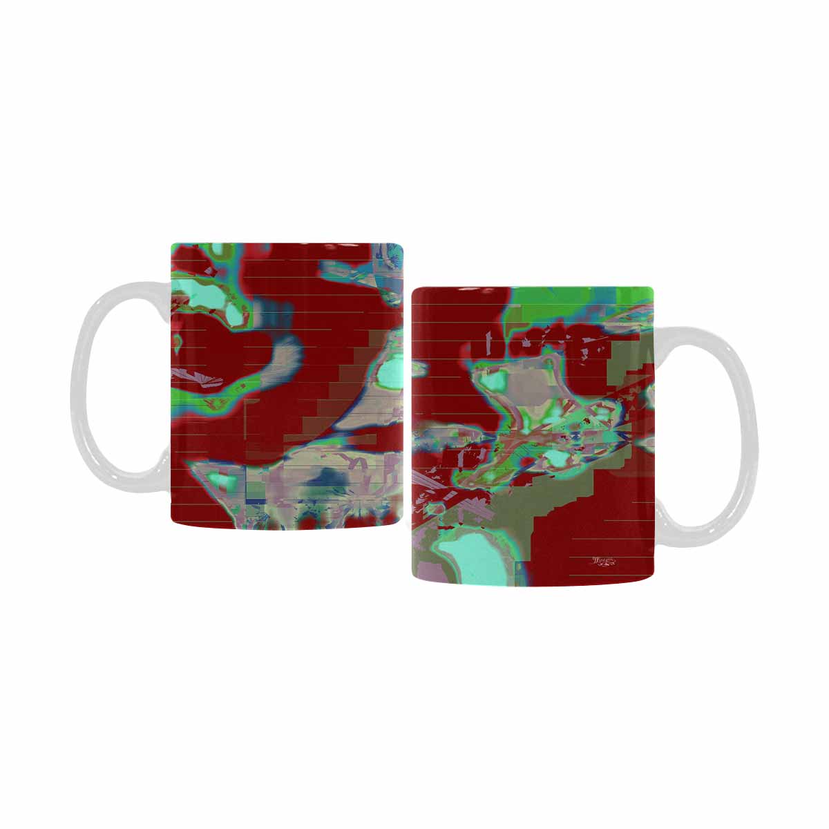 Unique Abstract design coffee mug, set 1, design 161