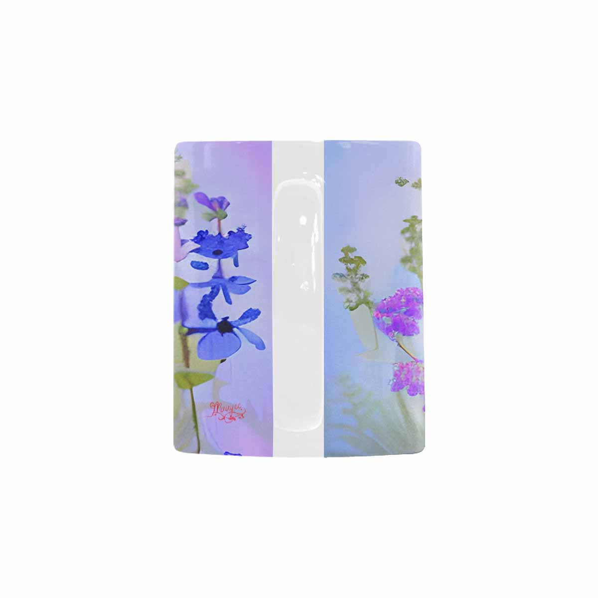 USA made Quality Mug, coffee mug, tea cup, Bright florals, Set 1, Design 92
