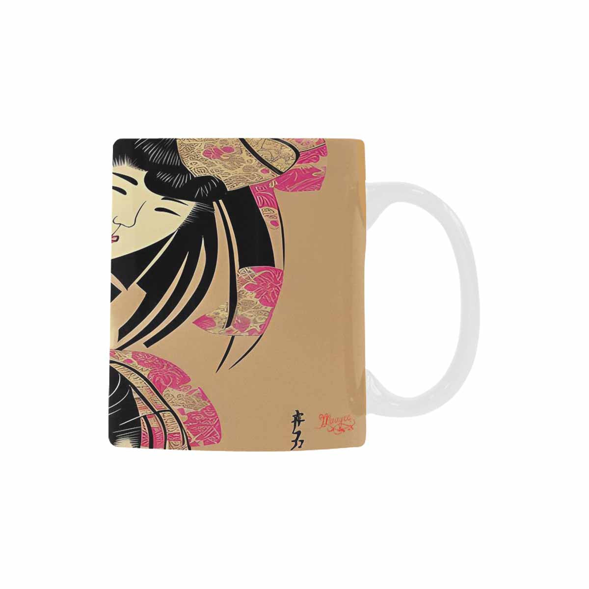 Quality Mug, coffee mug, tea cup, Asian Faces, Design 21