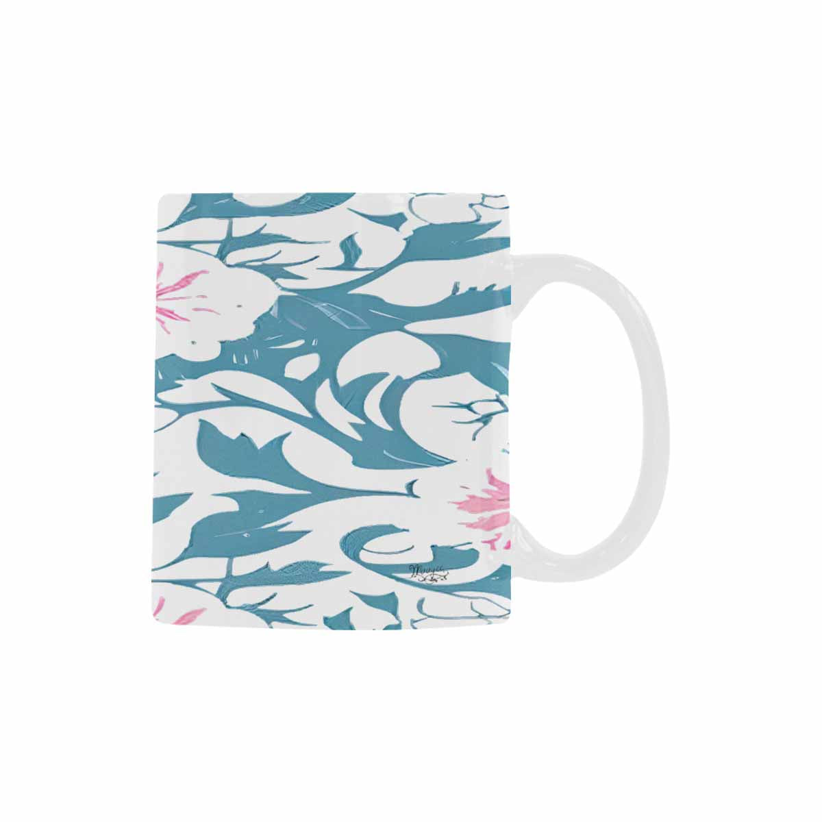 Quality Mug, coffee mug, tea cup, Bright florals, Set 2, design 29