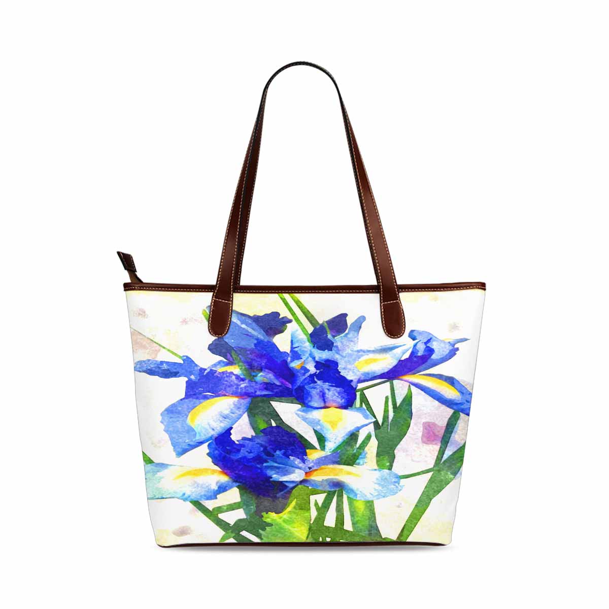 Classic Fabric handbag, watercolor floral, design 135