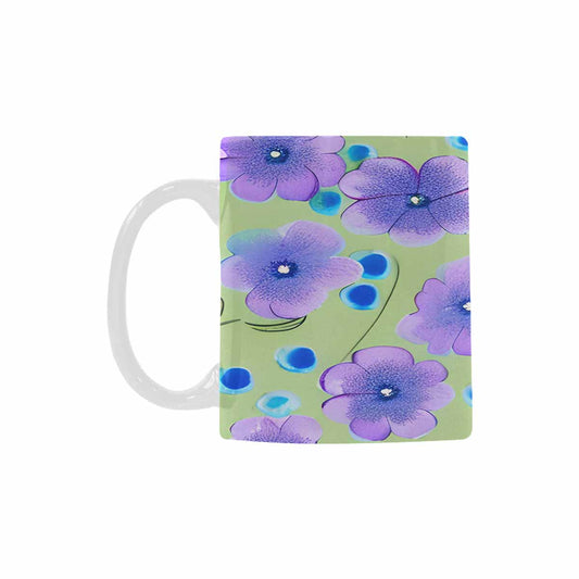 Quality Mug, coffee mug, tea cup, Bright florals, Set 1, Design 142