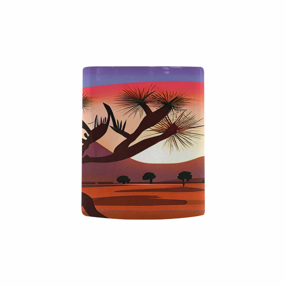 Coffee Mug, tea cup, desert scene, design 89