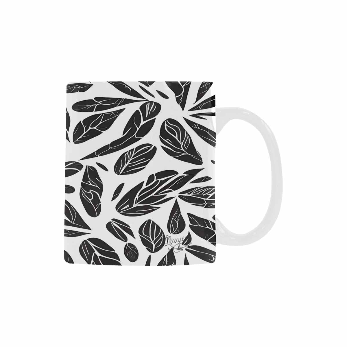 Quality Mug, coffee mug, tea cup, B & W Abstract, Set 1, design 17