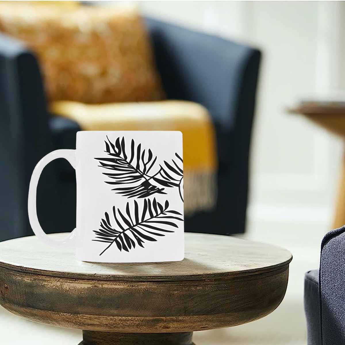 Quality Mug, coffee mug, tea cup, B & W Abstract, Set 1, design 20