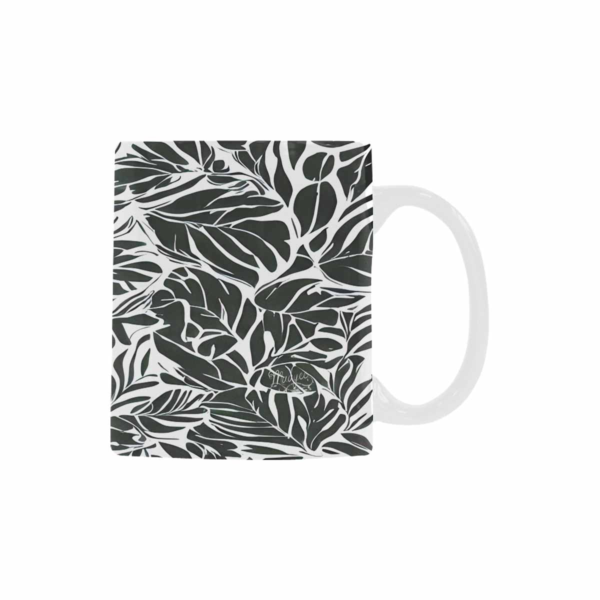 Quality Mug, coffee mug, tea cup, B & W Abstract, Set 1, design 10