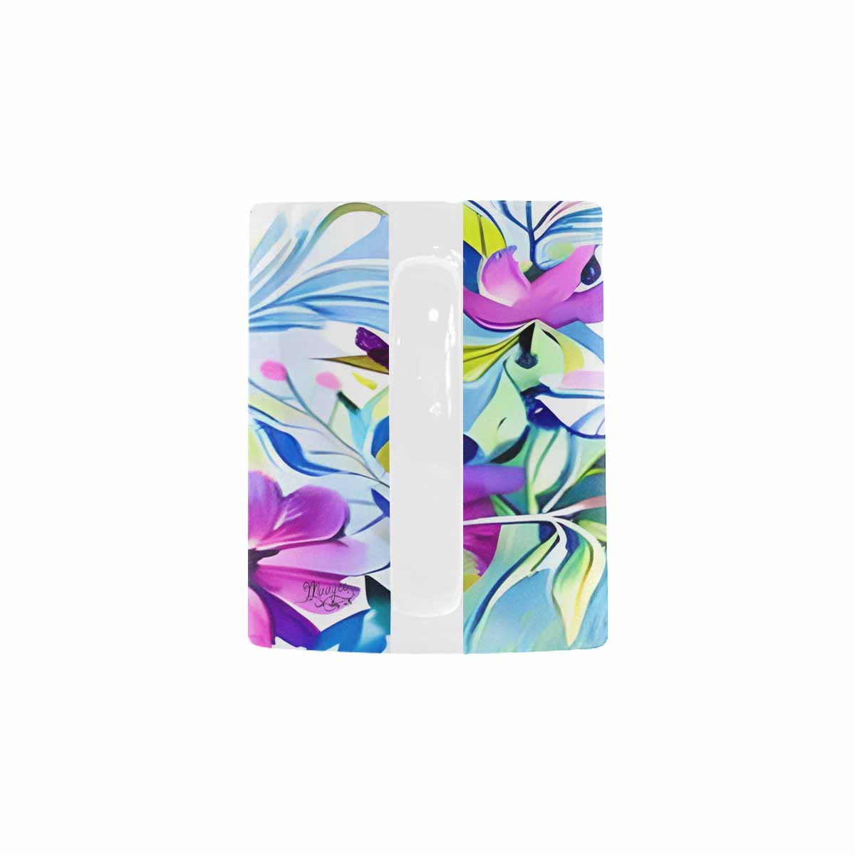 USA made Quality Mug, coffee mug, tea cup, Bright florals, Set 1, Design 14