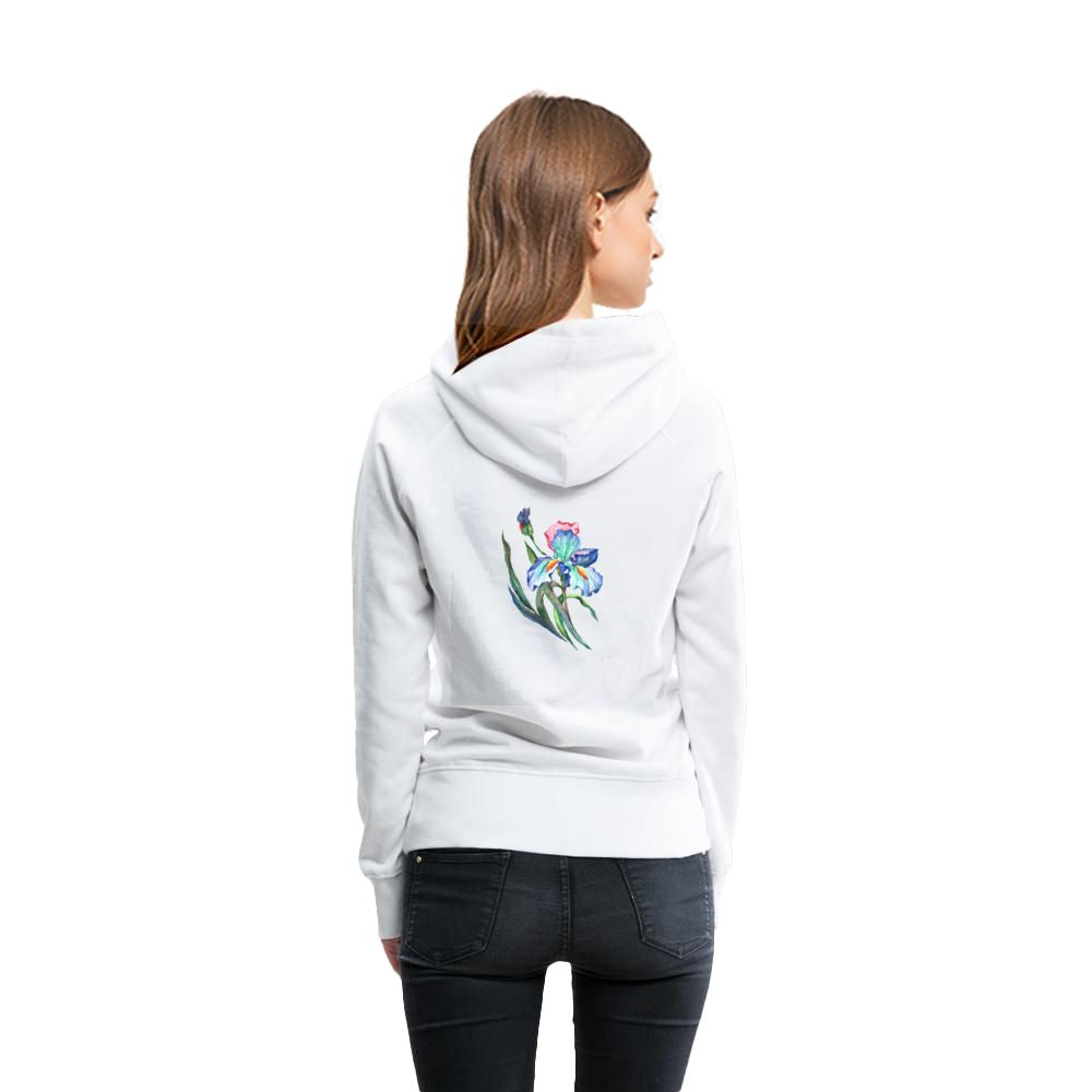 Women's Hoodie iris floral print