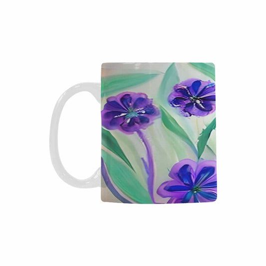 Quality Mug, coffee mug, tea cup, Bright florals, Set 1, Design 64