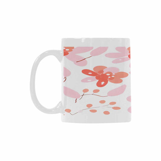 Quality Mug, coffee mug, tea cup, Bright florals, Set 2, design 4