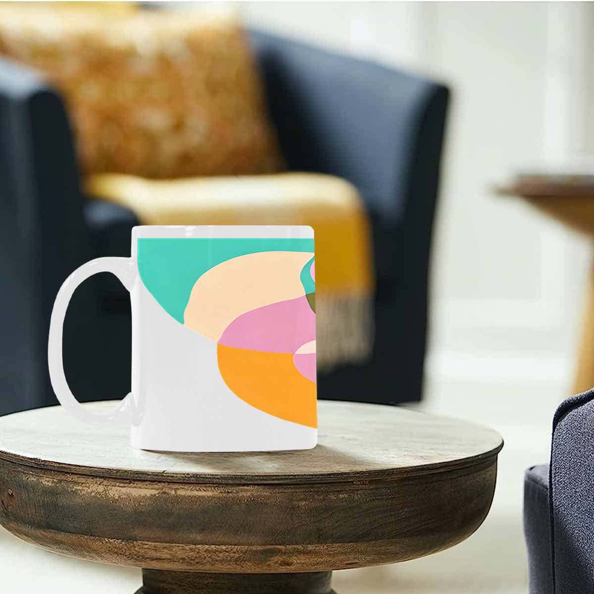 Quality Mug, coffee mug, tea cup, Bold Abstract, Set 1, design 117