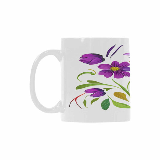 Quality Mug, coffee mug, tea cup, Bright florals, Set 2, design 75