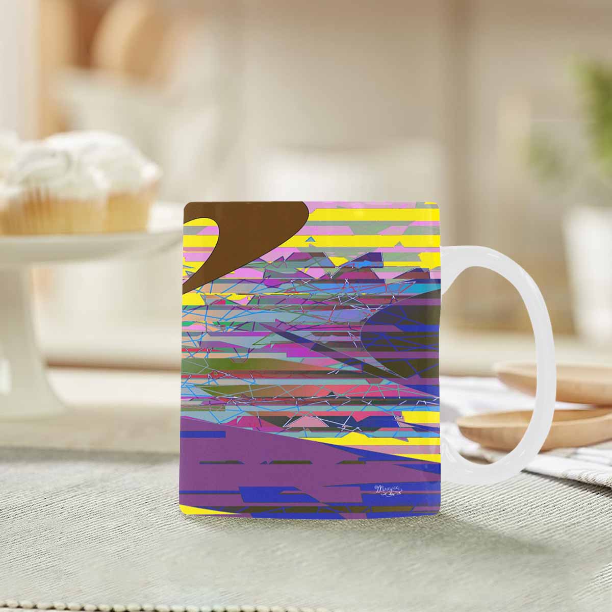 Unique Abstract design coffee mug, set 1, design 175
