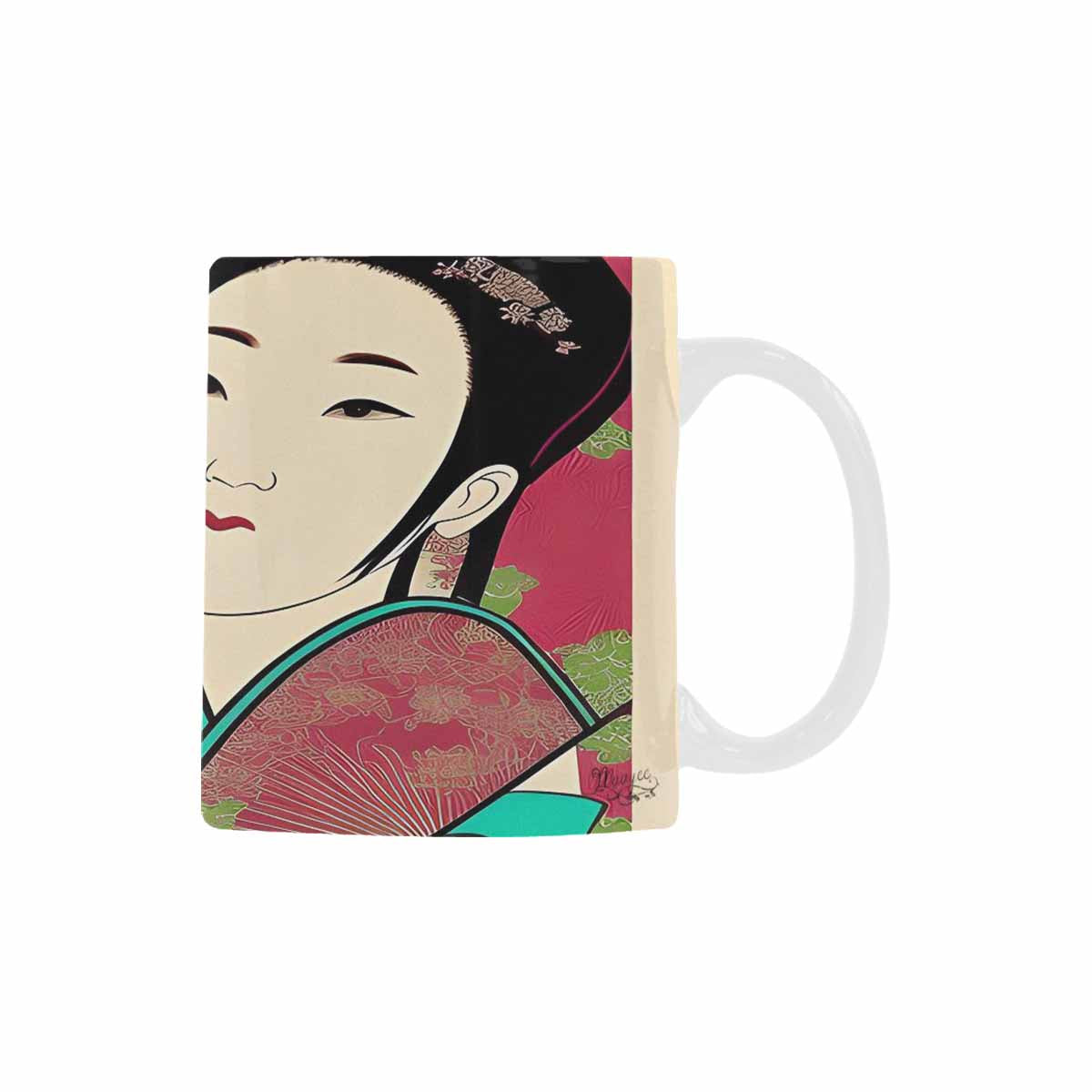 Quality Mug, coffee mug, tea cup, Asian Faces, Design 27