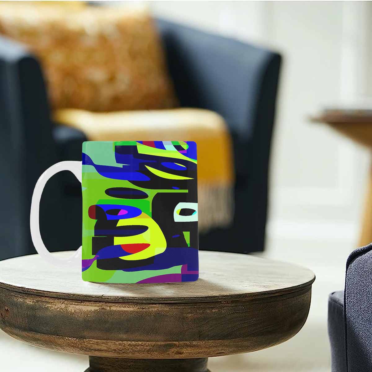 Unique Abstract design coffee mug, set 1, design 110