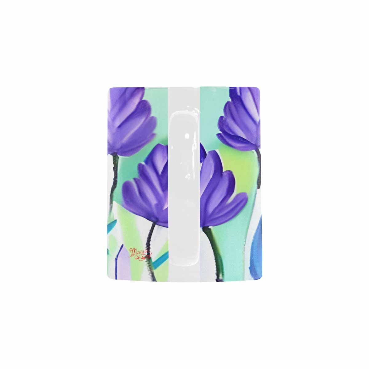 USA made Quality Mug, coffee mug, tea cup, Bright florals, Set 1, Design 62
