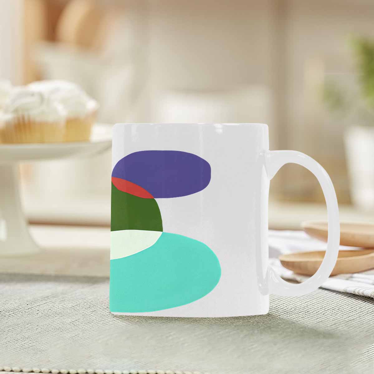 Quality Mug, coffee mug, tea cup, Bold Abstract, Set 1, design 116