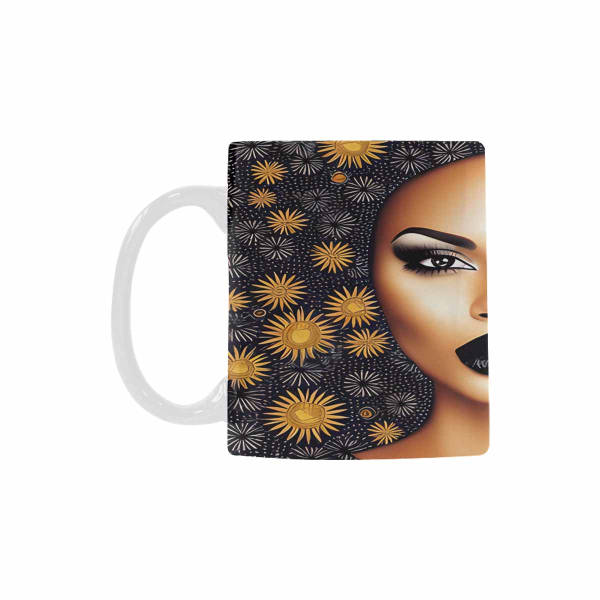 Quality Mug, coffee mug, tea cup, Black Faces, Set 1, design 39