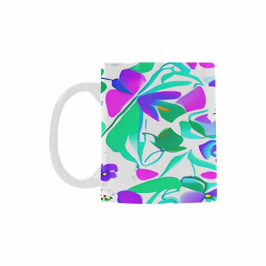 Quality Mug, coffee mug, tea cup, Bright florals, Set 1, Design 135