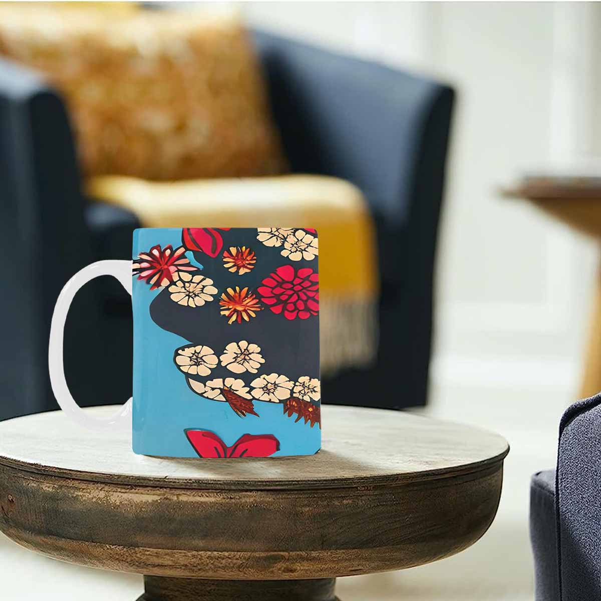 Quality Mug, coffee mug, tea cup, Asian Faces, Design 48