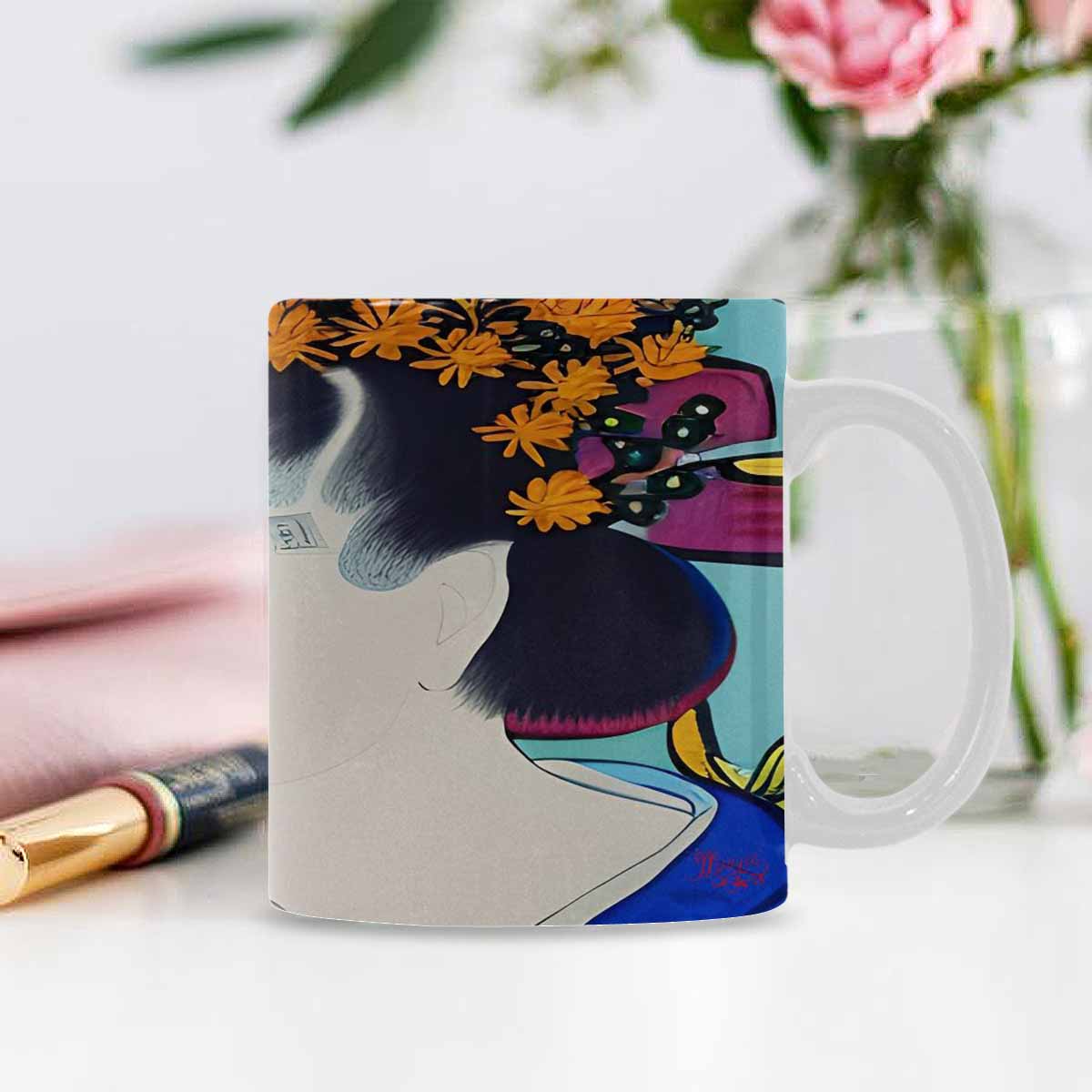 Quality Mug, coffee mug, tea cup, Asian Faces, Design 45