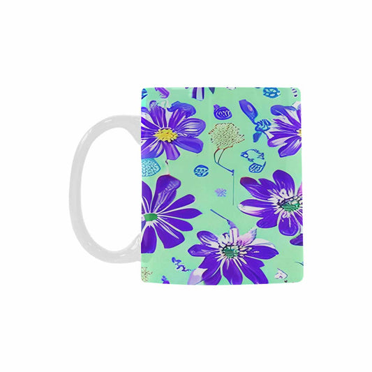 Quality Mug, coffee mug, tea cup, Bright florals, Set 1, Design 153